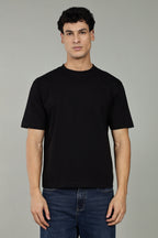 Urban Drape Men's Loose Fit T-Shirt | Black