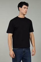 Urban Drape Men's Loose Fit T-Shirt | Black