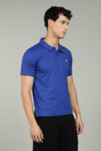 Flex Men's Polo T-Shirt | Royal Blue