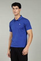 Flex Men's Polo T-Shirt | Royal Blue