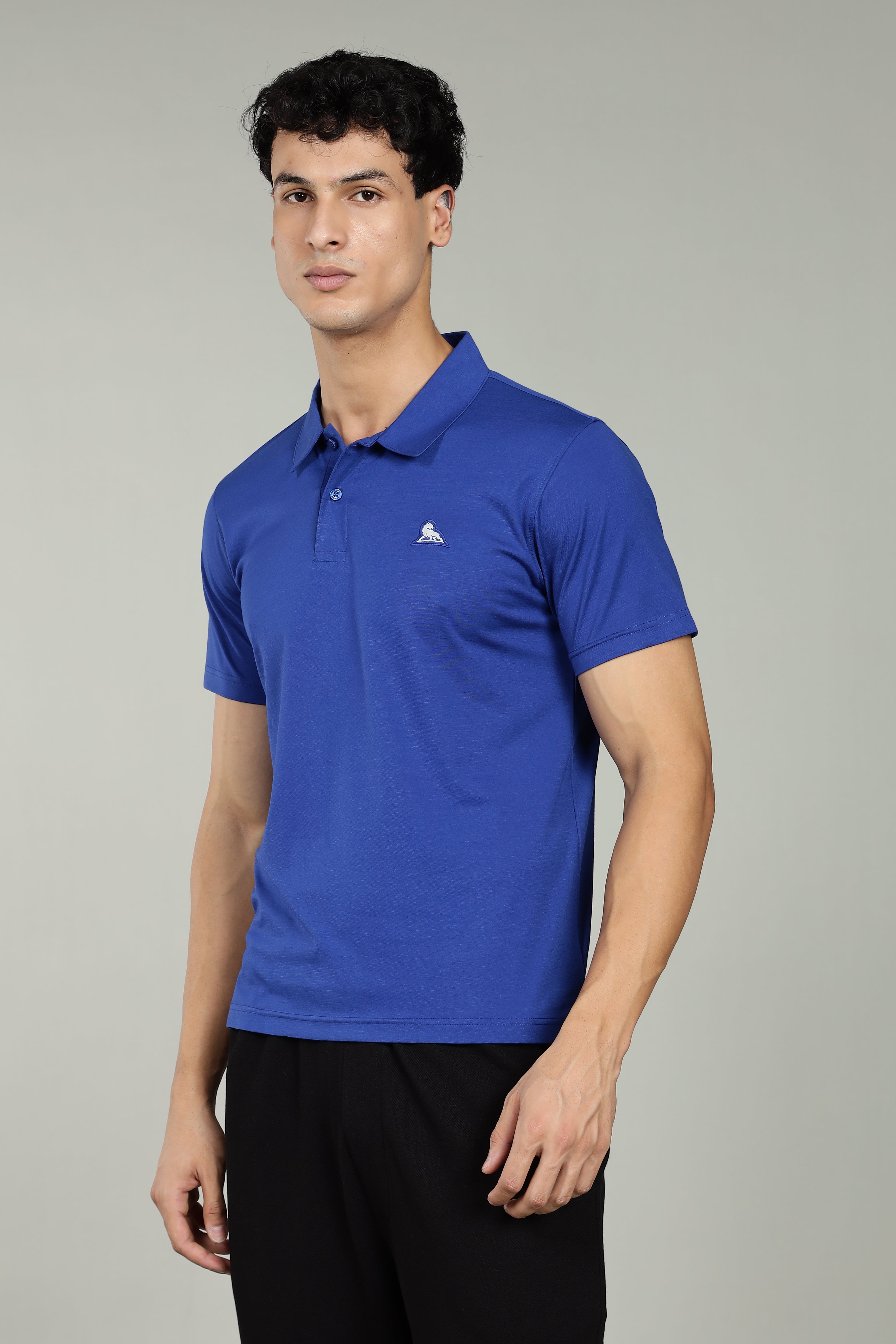 Flex Men's Polo T-Shirt | Royal Blue