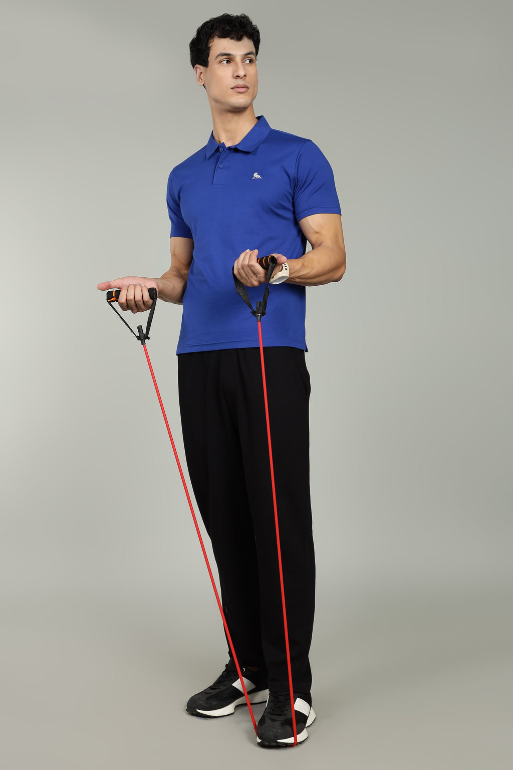 Flex Men's Polo T-Shirt | Royal Blue