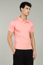 Flex Men's Polo T-Shirt | Coral