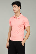Flex Men's Polo T-Shirt | Coral