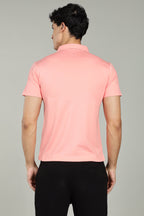 Flex Men's Polo T-Shirt | Coral