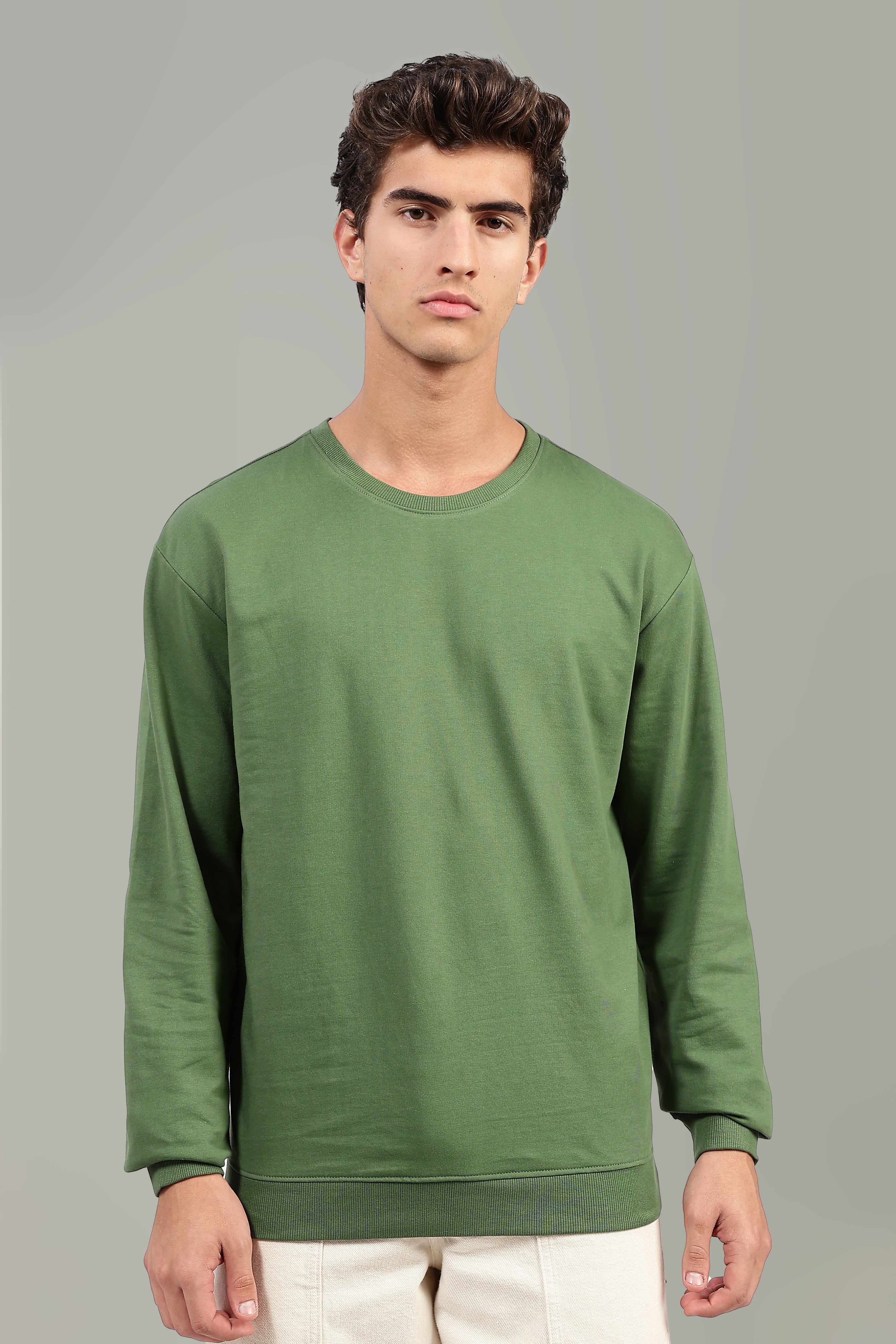 Weekender Relaxed Fit Sweatshirt | Forest Green