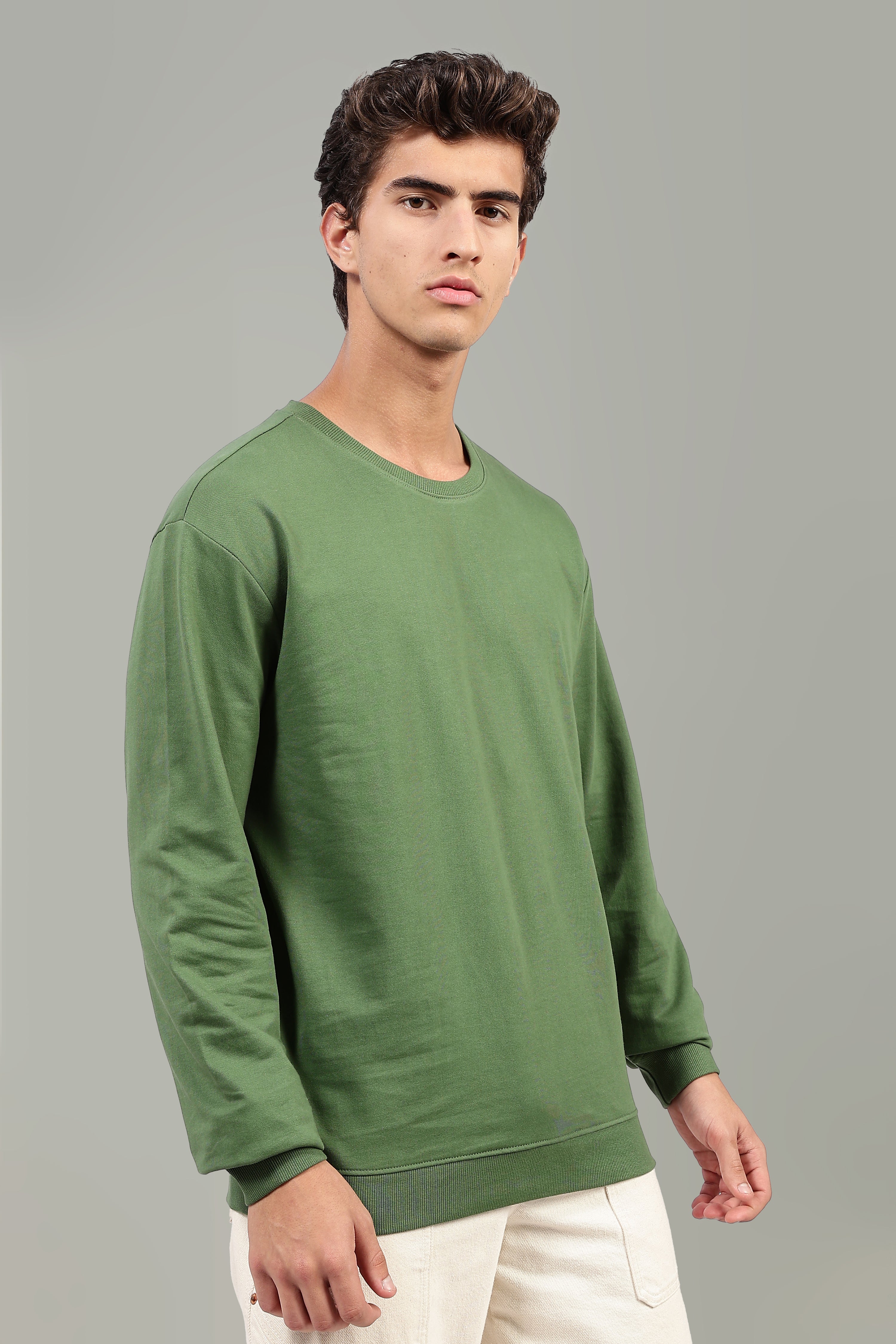 Weekender Relaxed Fit Sweatshirt | Forest Green