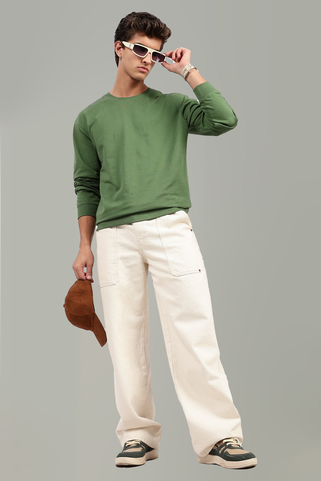 Weekender Relaxed Fit Sweatshirt | Forest Green