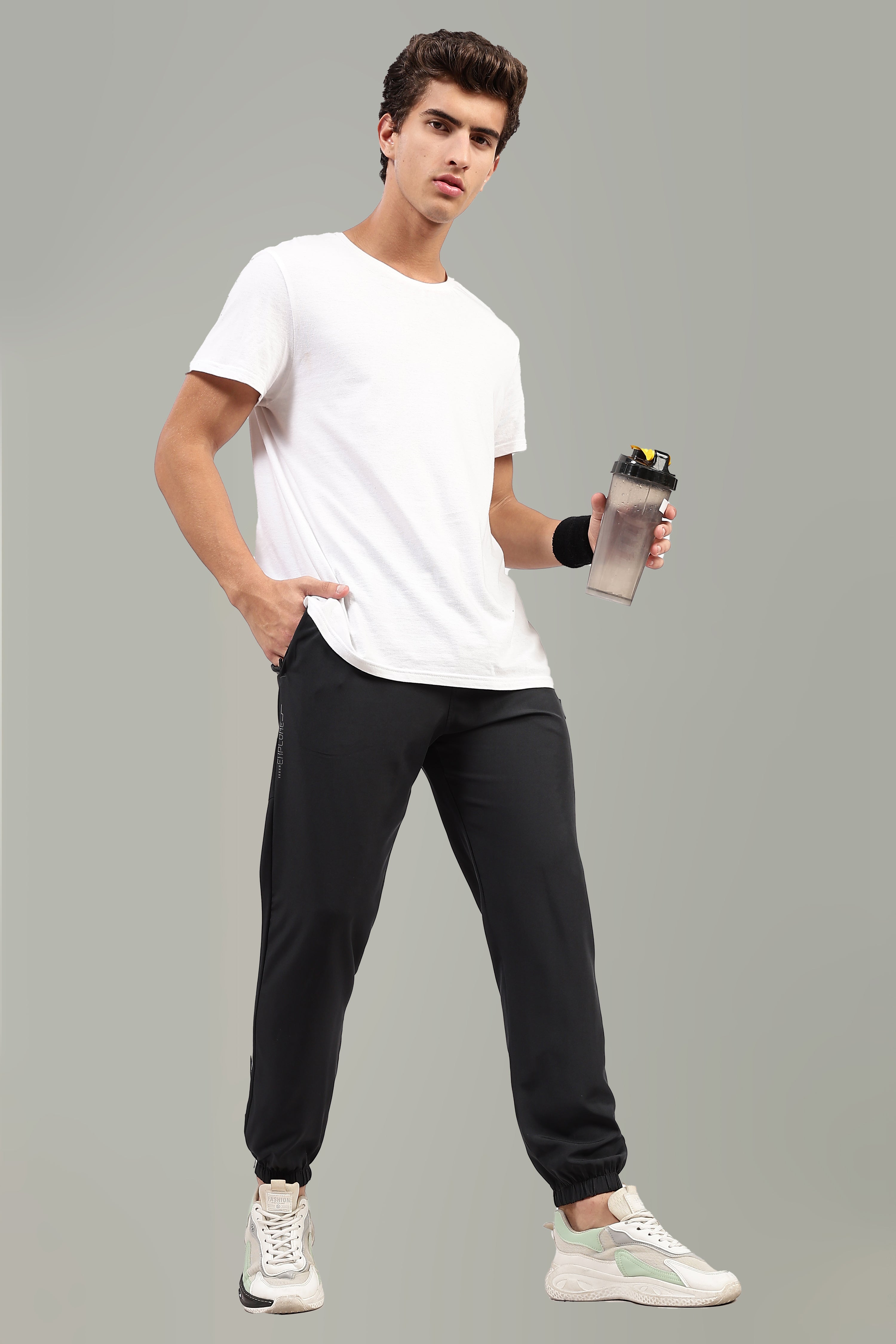 Sidestripe Joggers | Charcoal