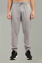 Sidestripe Joggers | Light Gray