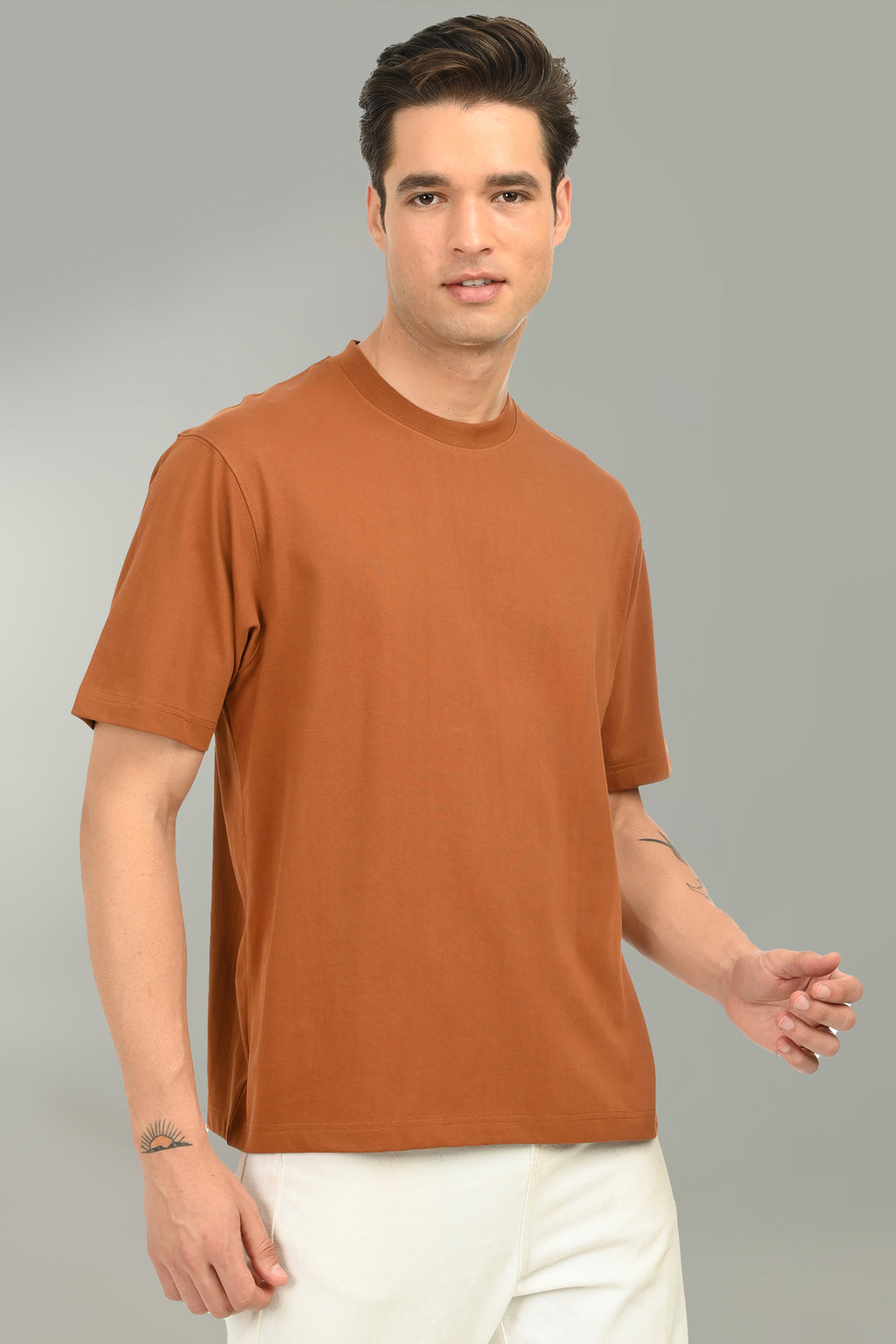Urban Drape Men's Loose Fit T-Shirt | Copper