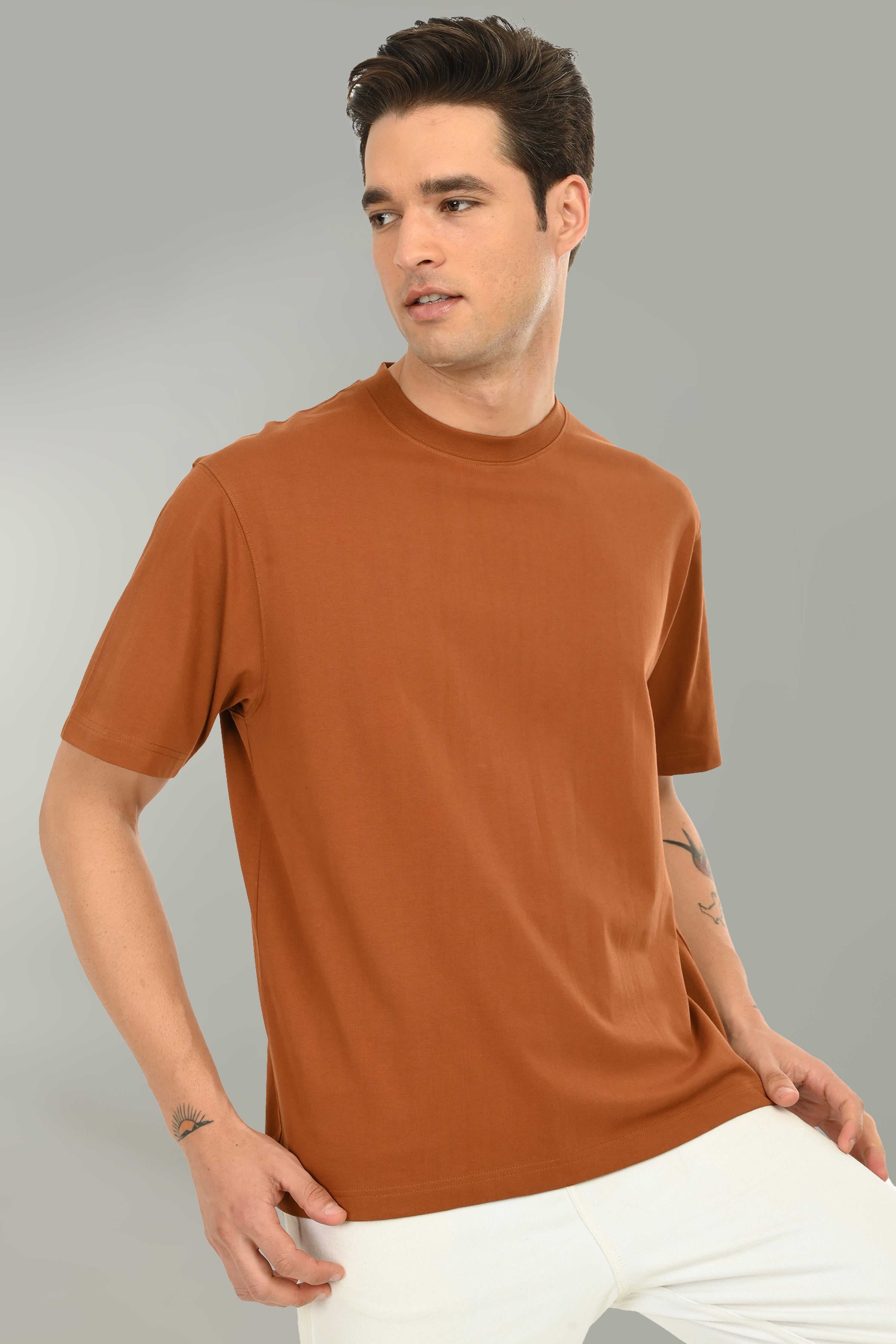 Urban Drape Men's Loose Fit T-Shirt | Copper