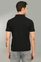 Flex Men's Polo T-Shirt | Black