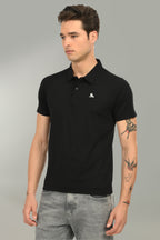 Flex Men's Polo T-Shirt | Black