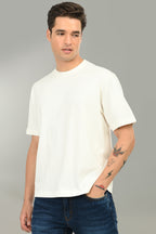 Urban Drape Men's Loose Fit T-Shirt | Cream