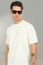 Urban Drape Men's Loose Fit T-Shirt | Cream