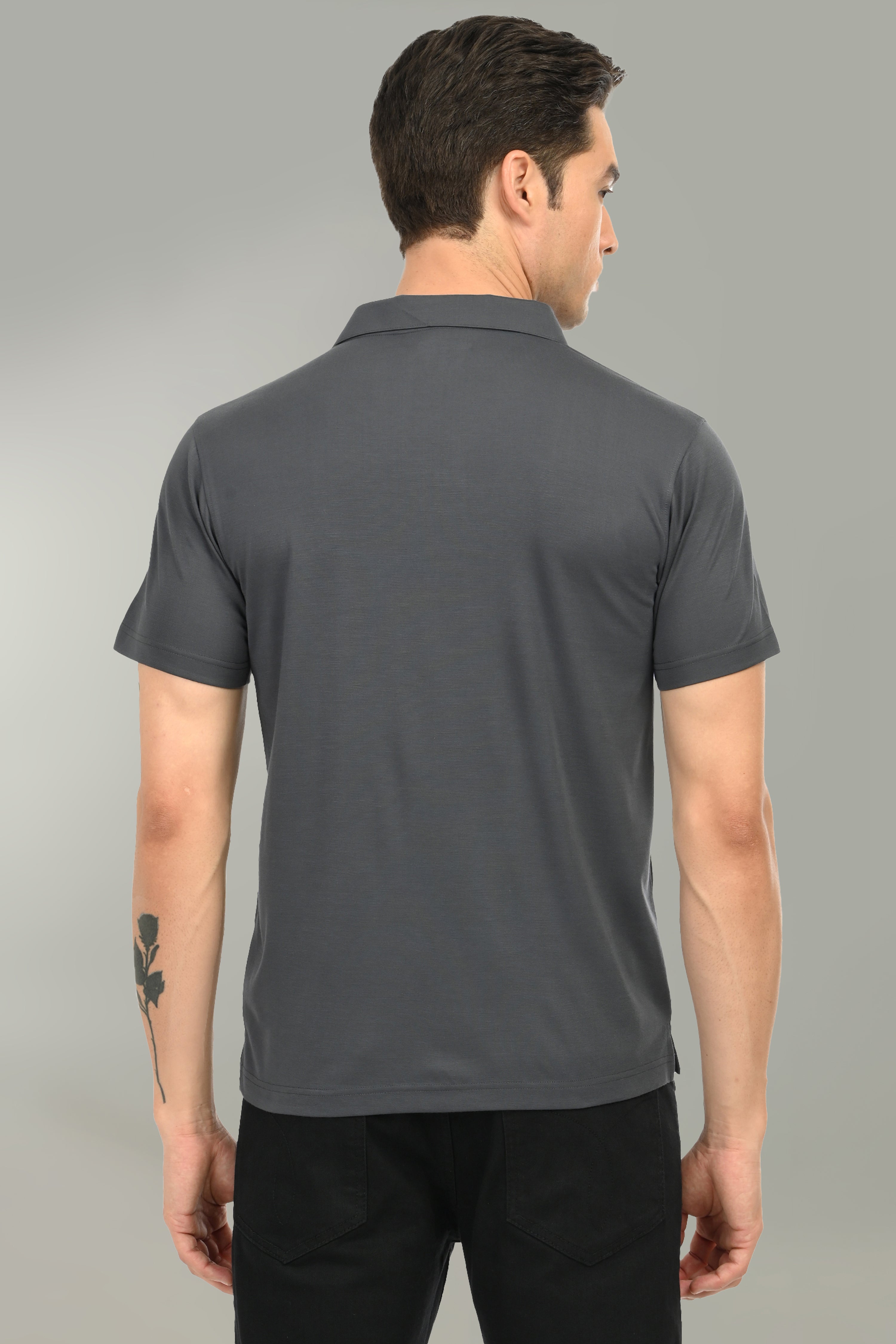 Flex Men's Polo T-Shirt | Dark Gray