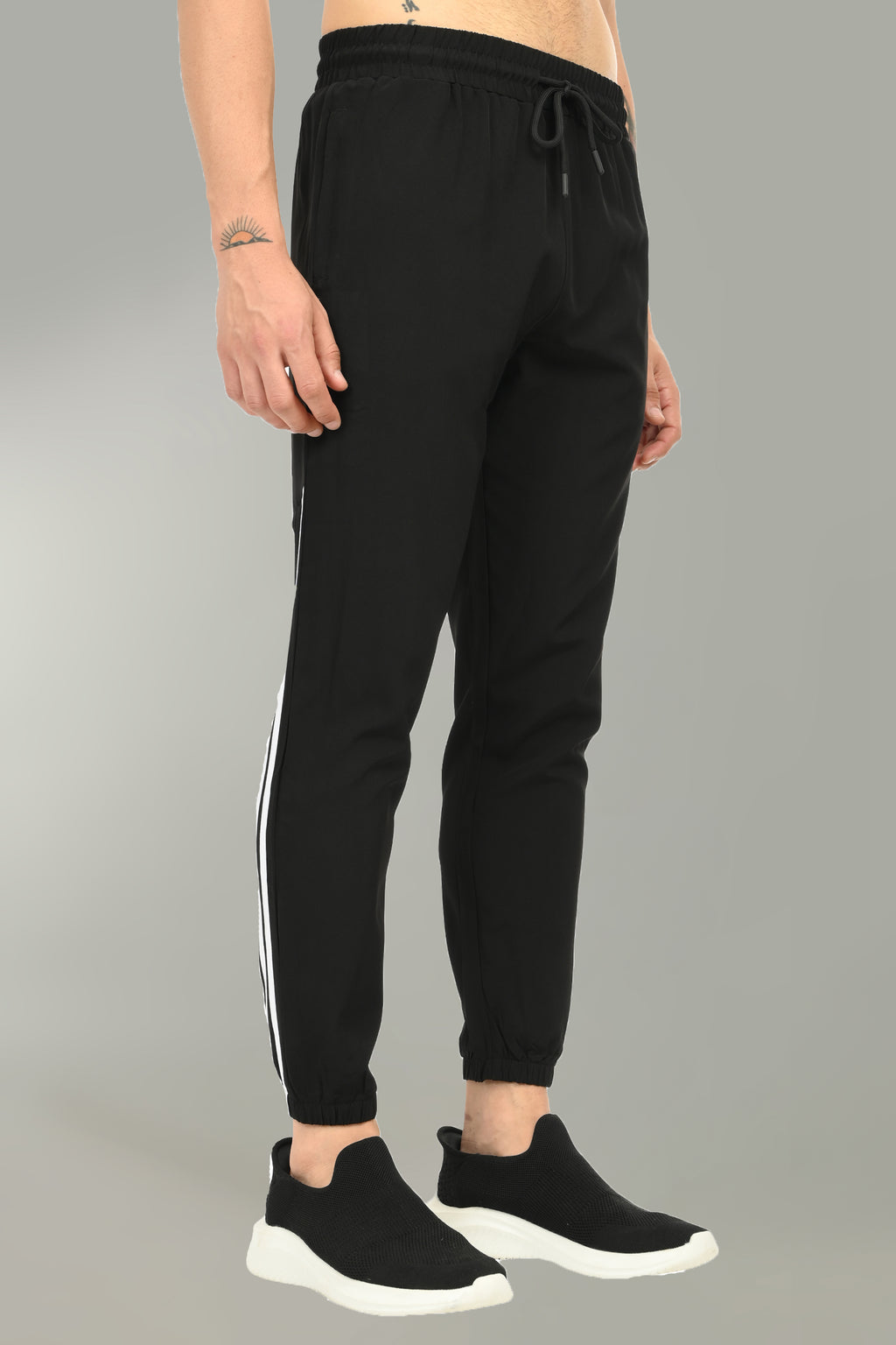 Sidestripe Men's Joggers | Black